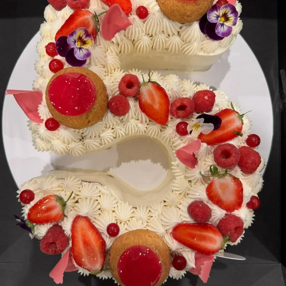 Number Cake Vanille