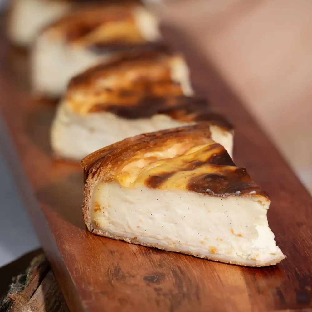 Part de flan à la vanille de Madagascar