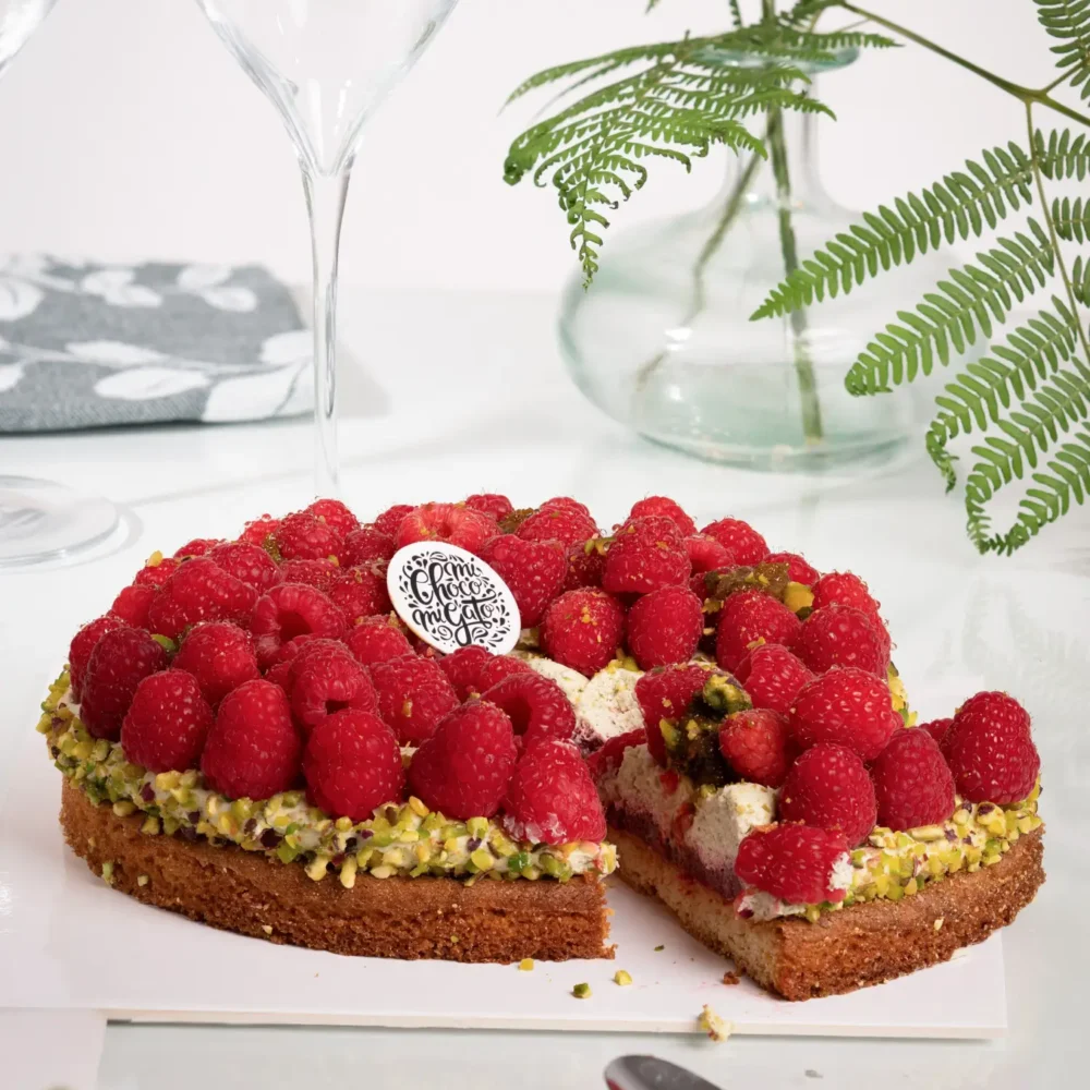 Tarte Framboise Pistache
