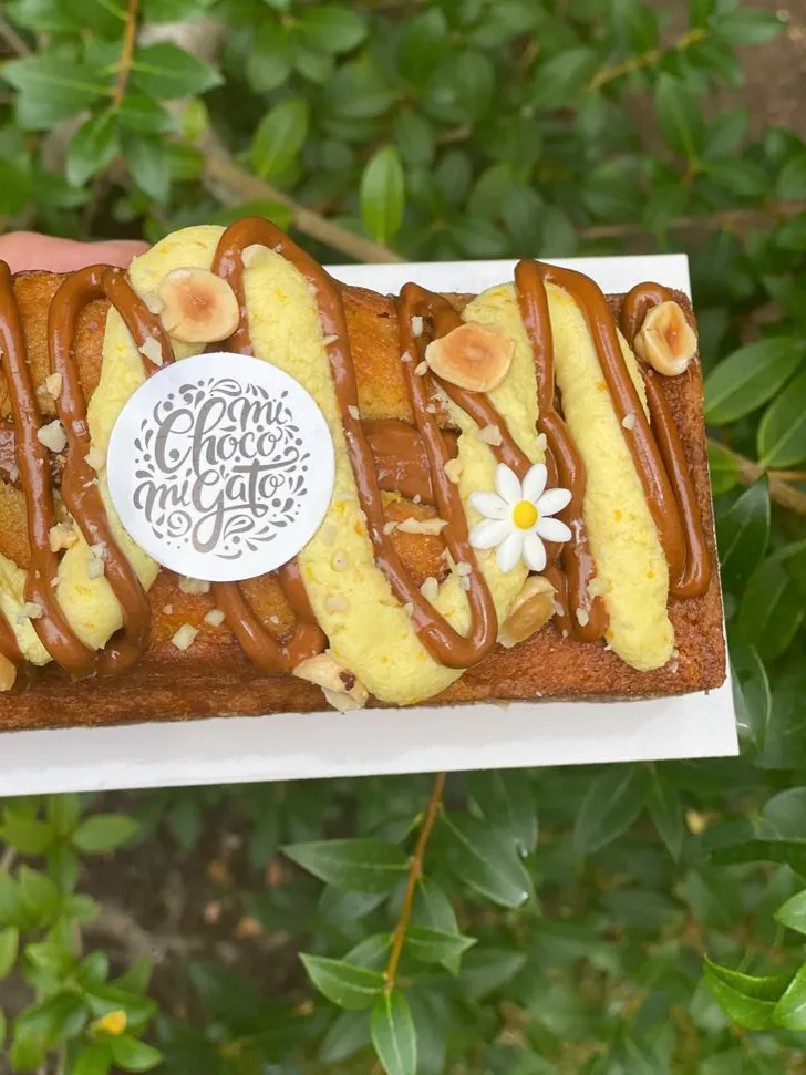 Cake citron praliné