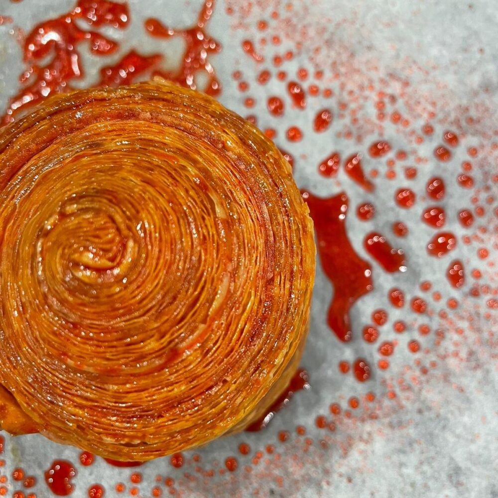 Le cruffin fruits rouges