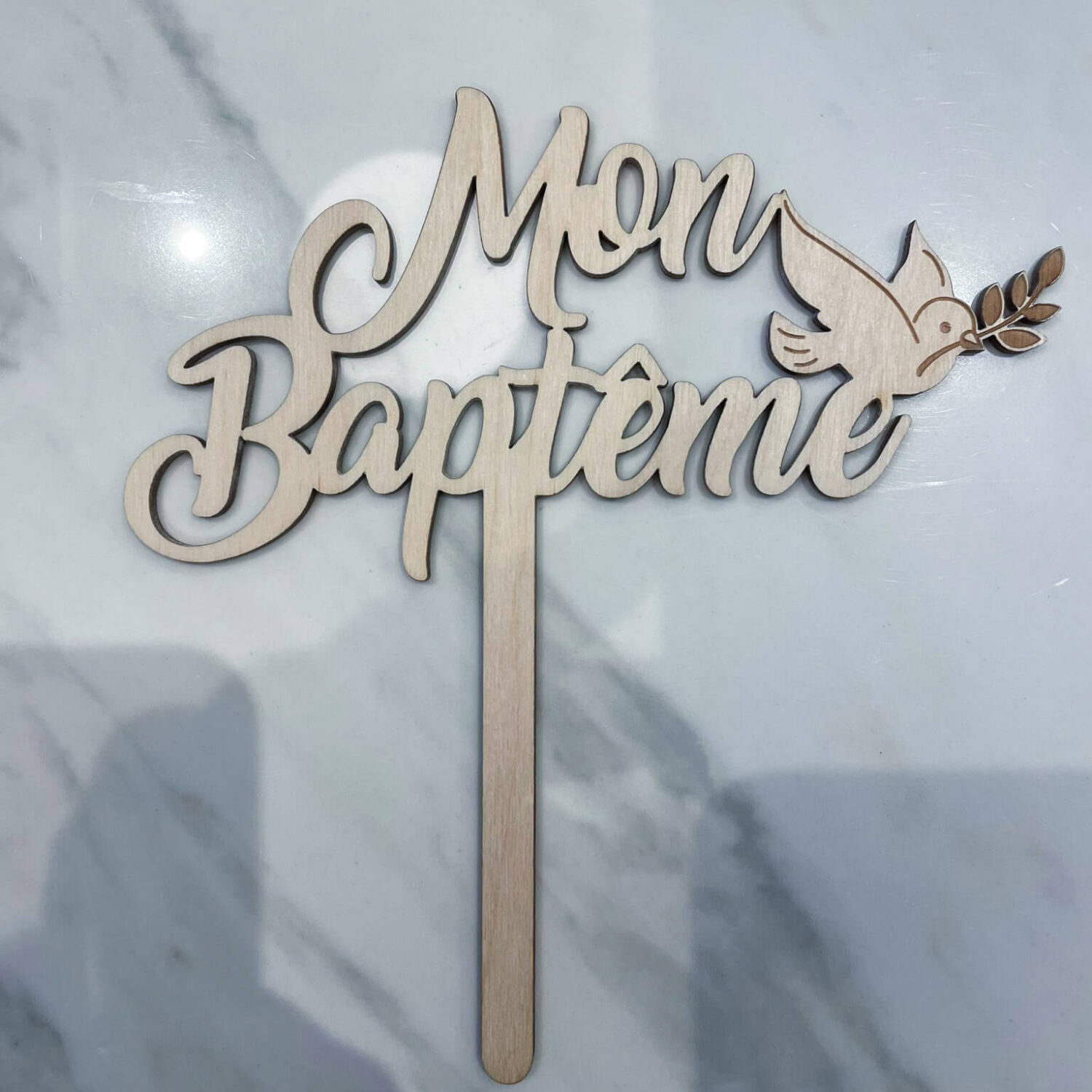 Cake Topper mon baptême - Michocomigato - Saint Germain en Laye